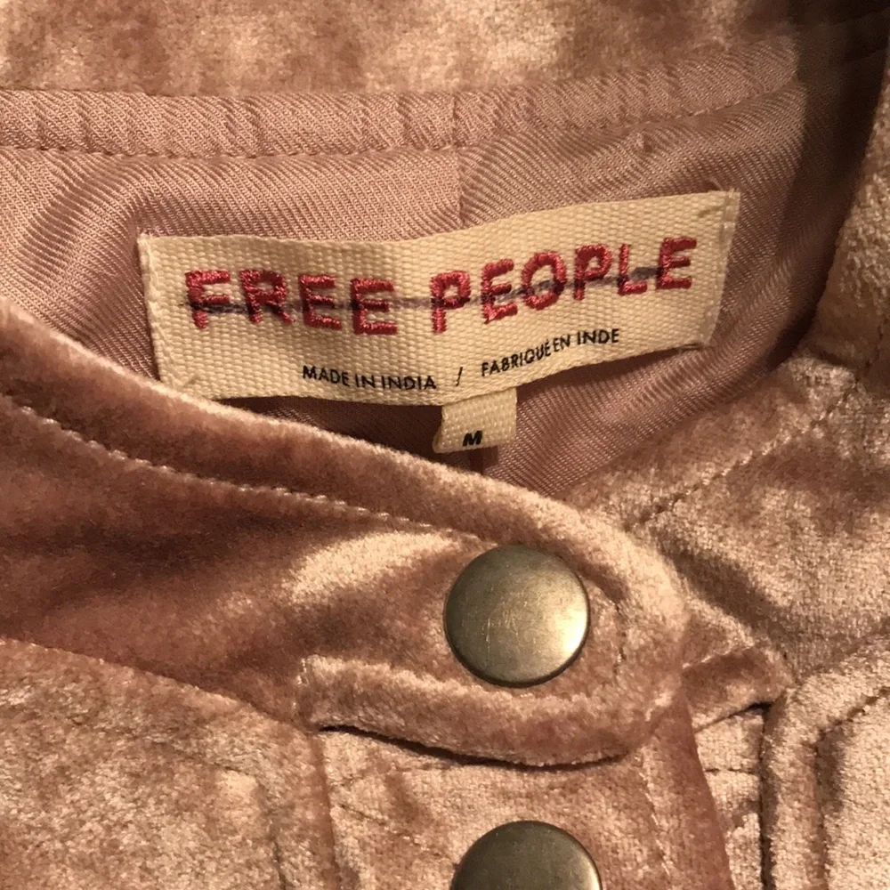 NWOT Free People Ballet Racer Velvet Jacket